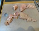 曲げわっぱ弁当　おかず5 鶏大根煮作り方7写真