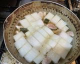 曲げわっぱ弁当　おかず5 鶏大根煮作り方8写真