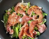 即席!15分でニラ玉丼♪作り方3写真