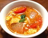 高野豆腐粉のかきたまのお味噌汁 発酵玉葱作り方8写真