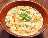 新玉葱とトマトのかきたまのお味噌汁作り方6写真