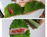 梅と青じそ風味の肉巻き天ぷら2種作り方3写真