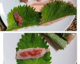 梅と青じそ風味の肉巻き天ぷら２種作り方3写真