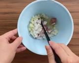 電子レンジレシピ♪鶏と野菜のオイルパスタ作り方5写真
