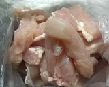 とり胸肉の中華炒め+サラダ作り方3写真