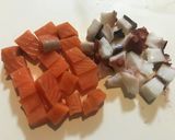 糖尿病レシピ：彩(サイ)コロ丼作り方1写真