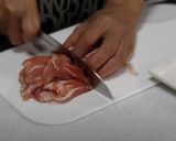 夕飯のおかず♪長芋と豚肉のオイスター炒め作り方1写真
