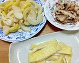 マダケ、油揚げ、干しいたけの煮物作り方2写真