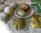 捏ねないパン よもぎパン作り方13写真