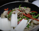 夕飯のおかず♪長芋と豚肉のオイスター炒め作り方8写真