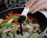 夕飯のおかず♪長芋と豚肉のオイスター炒め作り方9写真