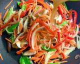 アジの唐揚げ野菜あんかけ作り方9写真