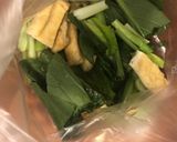 ポリ袋で簡単、小松菜と油揚げ煮作り方2写真