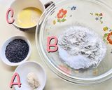 パウンド型でごまパン作り方1写真