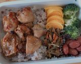 自分弁当・6月3日作り方1写真