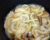 マダケ、油揚げ、干しいたけの煮物作り方4写真