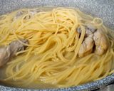 牡蠣と玉ねぎドレッシングのレモンパスタ作り方2写真