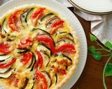 夏野菜の彩りカレーキッシュ。作り方14写真