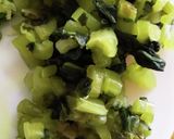 高菜漬けが余ったら簡単高菜炒飯に。作り方2写真