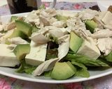 アボカド豆腐レタスささみダイエットサラダ作り方5写真
