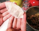 やめられないとまらない! 高菜ギョーザ作り方10写真