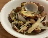 アサリバター白ワイン蒸し作り方7写真