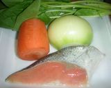 炊飯器で鮭ピラフ~ゥ作り方1写真