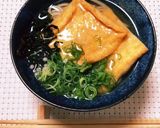 【糖質7,6g】甘いお揚げ♡きつねうどん作り方3写真