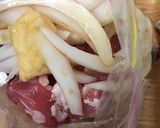お弁当用☆豚コマの生姜焼き作り方1写真