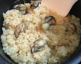 牡蠣の炊き込みご飯作り方5写真