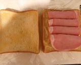 コンビニの千切りキャベツで！梅マヨサンド作り方5写真