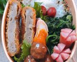 高校2年女子お弁当♥2021.06.08作り方1写真