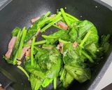 ベーコンとほうれん草のソテー作り方5写真
