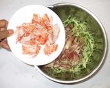 茗荷きゅうり胡麻油和え♪簡単カニカマ作り方7写真