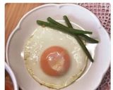 ☆花型セルクルで星の目玉焼き（笑）作り方11写真