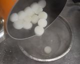モチモチ♪ 雪見白玉の京きな粉がけ作り方1写真