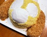 ふわふわ〜クッキーアンの立体キャラケーキ作り方16写真