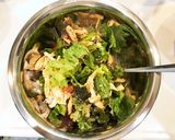 冷製☆明太子とチキンの梅しそパスタ作り方8写真
