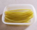 ふきと塩昆布のゆず胡椒マヨ和え作り方1写真