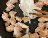簡単♩フライパンで焼き鳥（鳥モモ　塩）作り方6写真