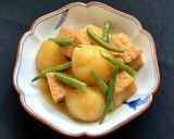 厚揚げ・じゃが芋とインゲンの煮物*旨煮作り方7写真