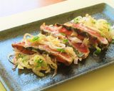 〖かつおのたたき　塩ごま油 香味野菜だれ作り方3写真
