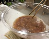はかた地どりひき肉の蒸しスープ作り方2写真