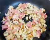 梅シロップ残り梅で！梅味噌ちくわ鳥しめじ作り方3写真