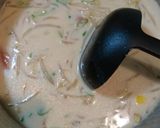 簡単！ウインナーともやしの豆乳味噌スープ作り方3写真