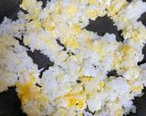鯨ベーコンでチャーハン作り方3写真