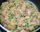 ベーコンとピーマンの魚醤風味チャーハン作り方8写真