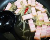 ◇簡単！クリーミーなフィットチーネ◇作り方4写真