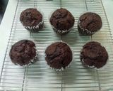 卵１こでナッツたっぷり濃厚チョコマフィン作り方9写真