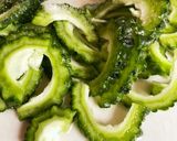 ほろ苦さが美味しいゴーヤの唐揚げ作り方1写真